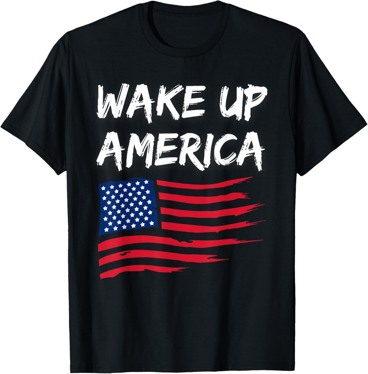 Wake Up America T-Shirt - T-Shirt | Black