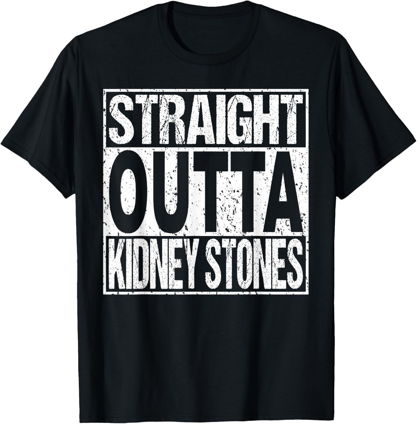 Kidney Stones Removal Surgery Survivor Awareness Gift T-Shirt - T-Shirt | Black