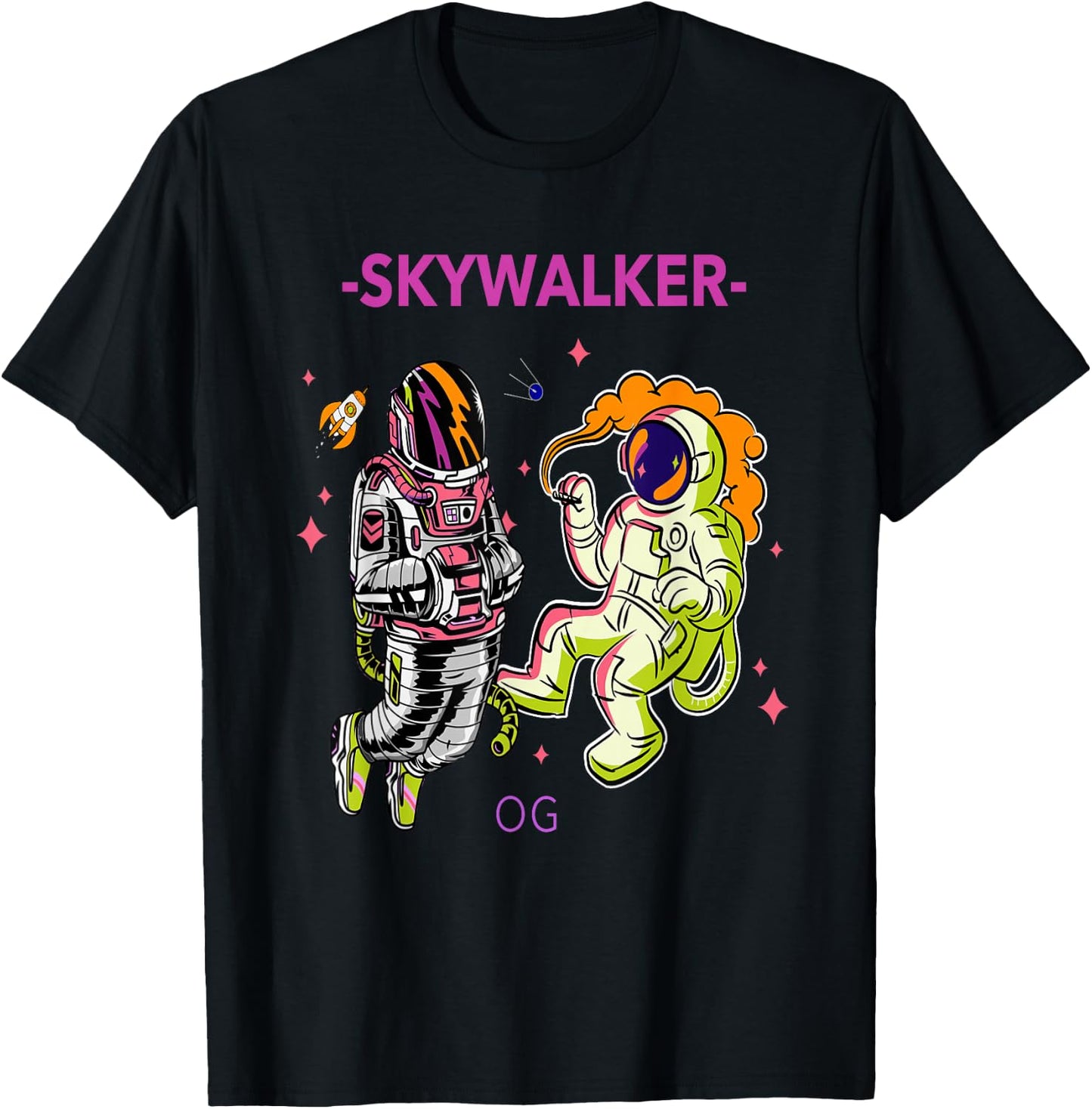 Greatest Dad Men Cannabis Strain Skywalker OG Weed Design T-Shirt - T-Shirt | Black