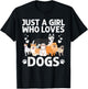 Cool Dog Lover Girls Groomer Handler Dog Lady T-Shirt - T-Shirt | Black