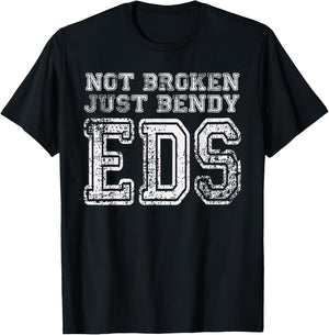 Not Broken Just Bendy EDS Awareness T-Shirt - T-Shirt | Black