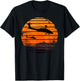 Desert Sunrise AH-64 Apache Attack Helicopter Vintage T-Shirt - T-Shirt | Black