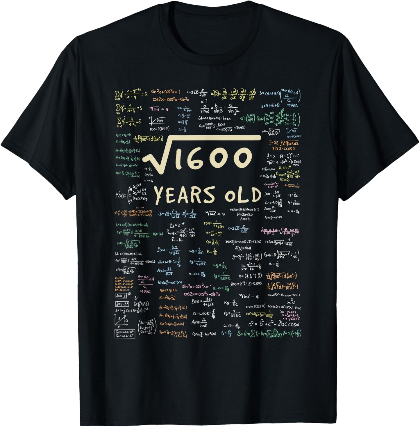 40th Birthday Party Gift - 40 Years Old Science Birthday T-Shirt - T-Shirt | Black