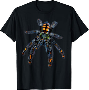 Venezuelan Sun Tiger Tarantula Spider (P. irminia) T-Shirt - T-Shirt | Black