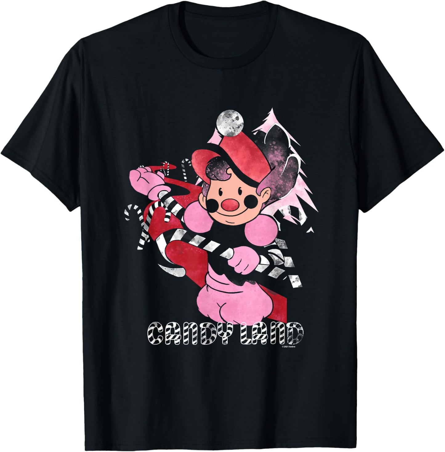 Candy Land Mr. Mint from Peppermint Forest T-Shirt - T-Shirt | Black
