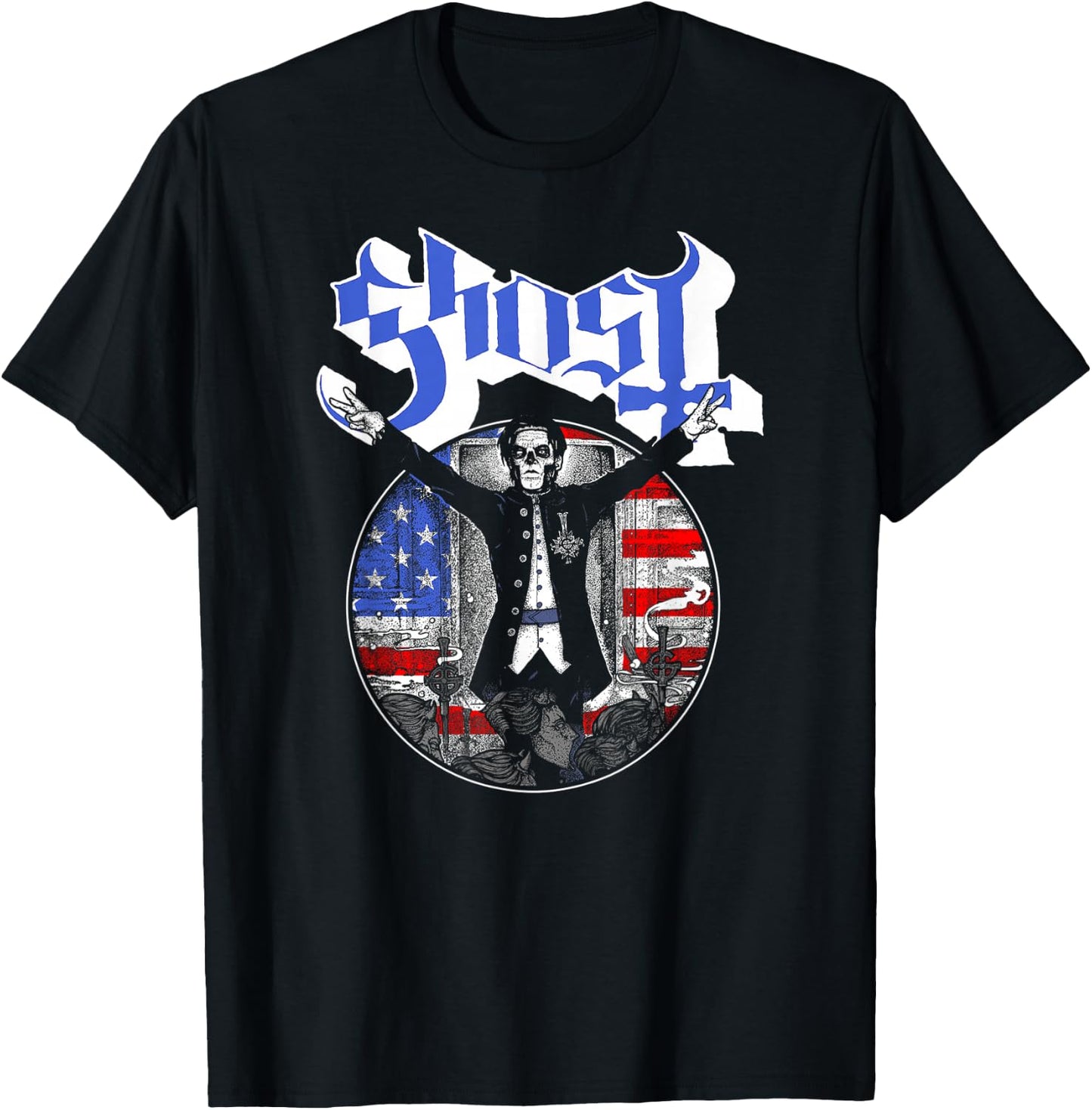 Ghost - Papa Emeritus III Election T-Shirt - T-Shirt | Black