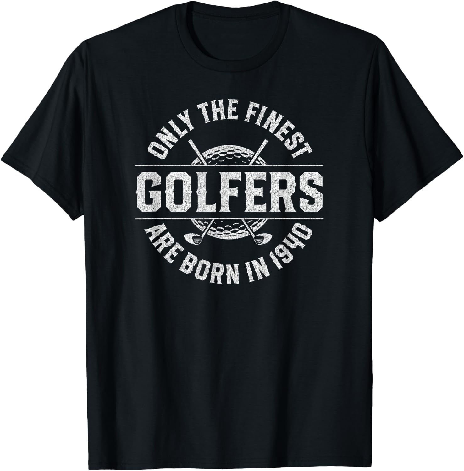 86 Year Old Golfer Golfing Golf 1940 86th Birthday T-Shirt - T-Shirt | Black