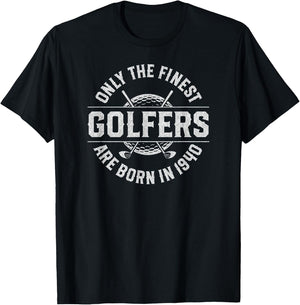 86 Year Old Golfer Golfing Golf 1940 86th Birthday T-Shirt - T-Shirt | Black