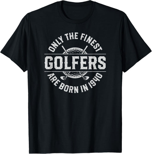 86 Year Old Golfer Golfing Golf 1940 86th Birthday T-Shirt - T-Shirt | Black
