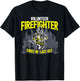 Fire Fighter I Fire Department I Fire Brigade I Fireman T-Shirt - T-Shirt | Black