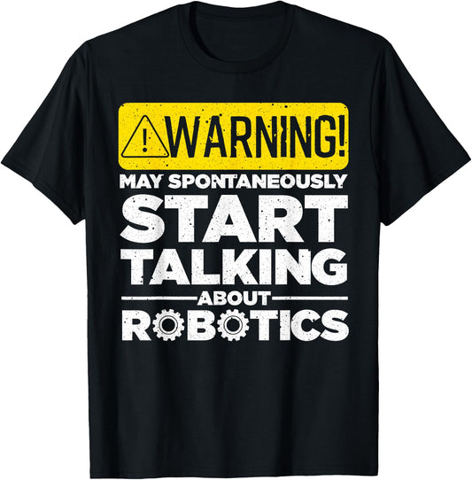 Funny Robotics Art Women Robotics Engineer Robots T-Shirt - T-Shirt | Black