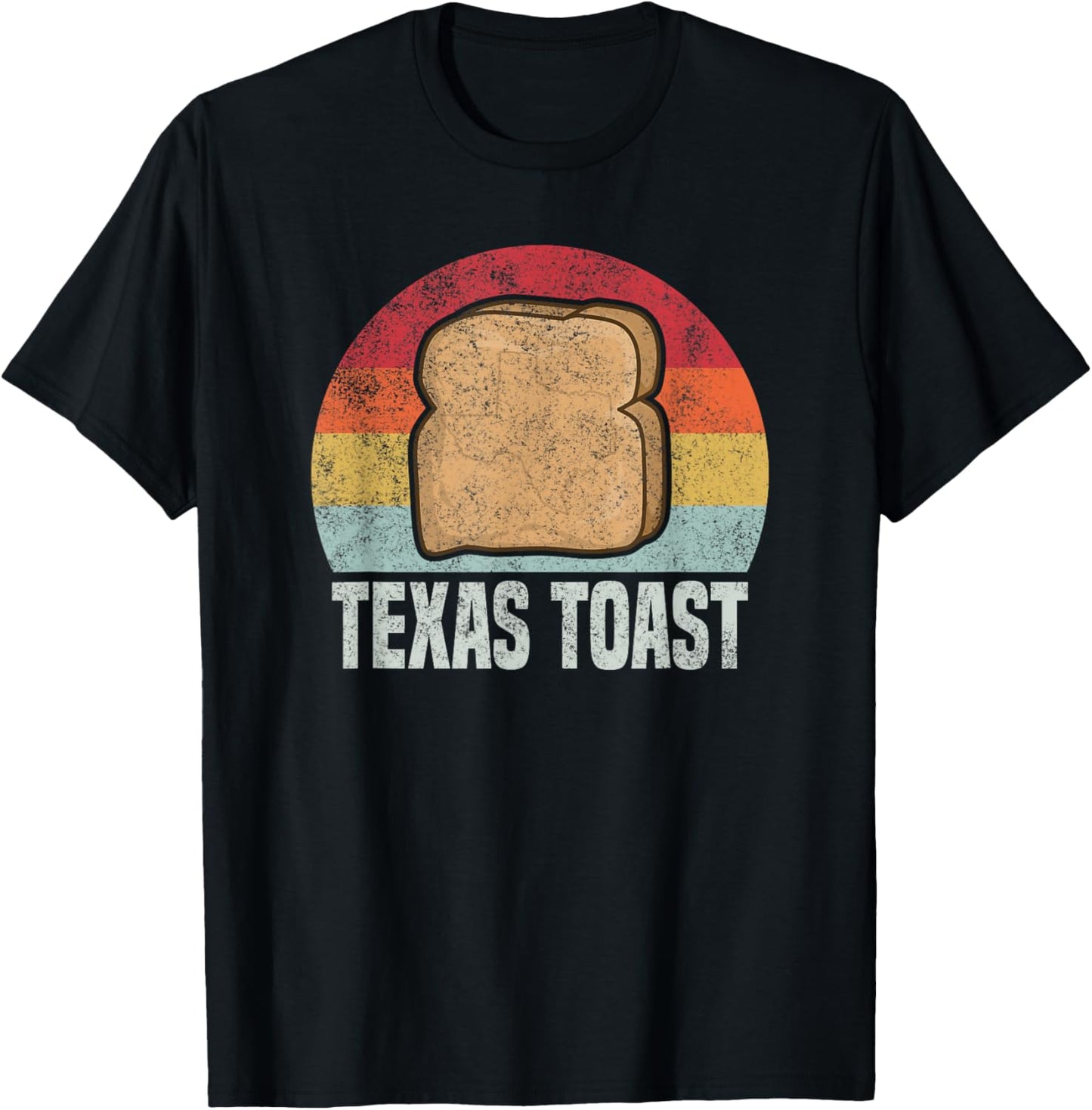 Texas toast Retro Vintage 1970s T-Shirt - T-Shirt | Black