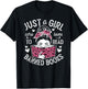 Just A Girl Who Loves To Read Banned Books Girl T-Shirt - T-Shirt | Black