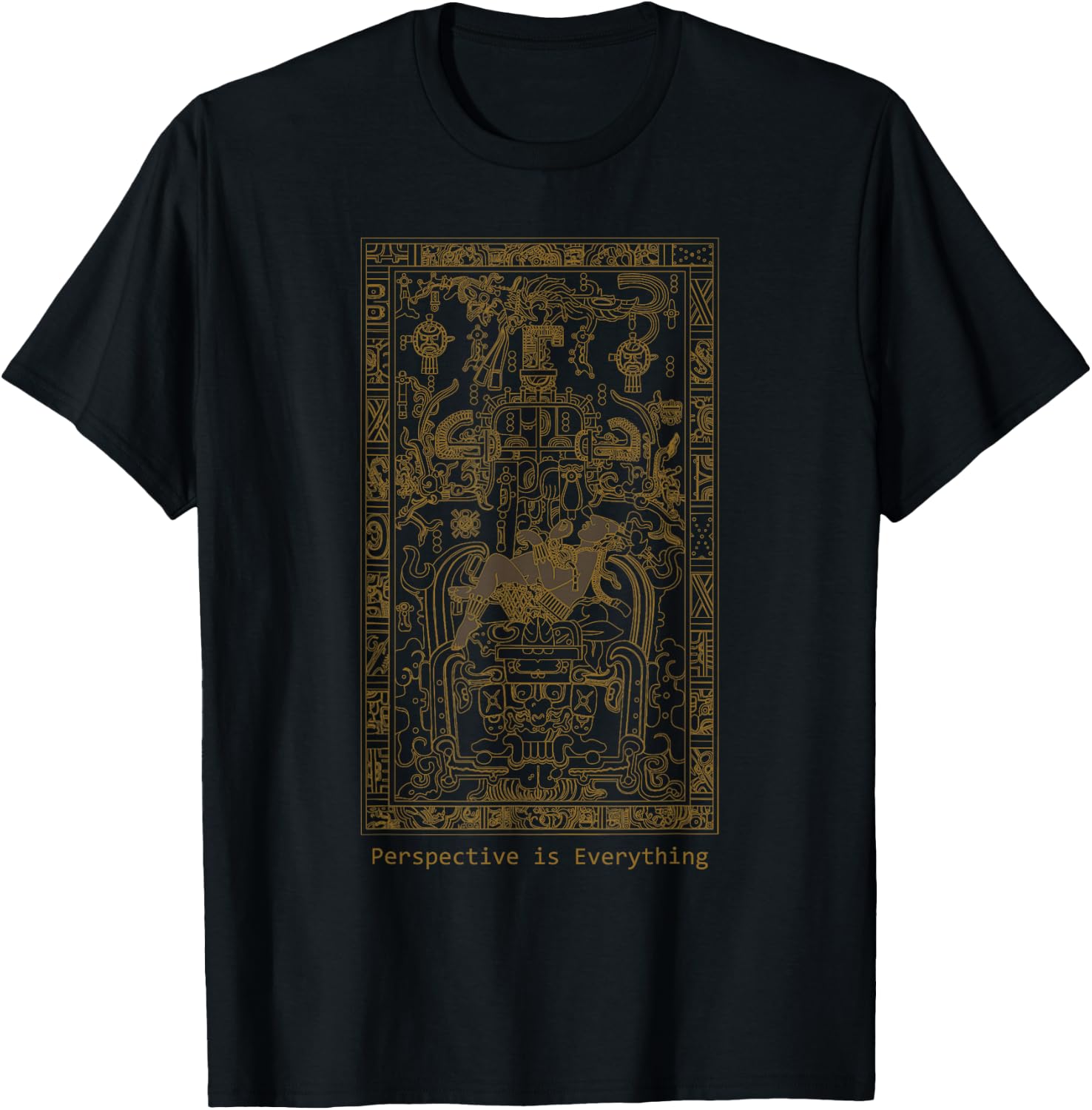 CrusTee Lord Pakal T-Shirt - T-Shirt | Black