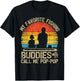 Funny Vintage My Favorite Fishing Buddies Call Me Pop Pop T-Shirt - T-Shirt | Black