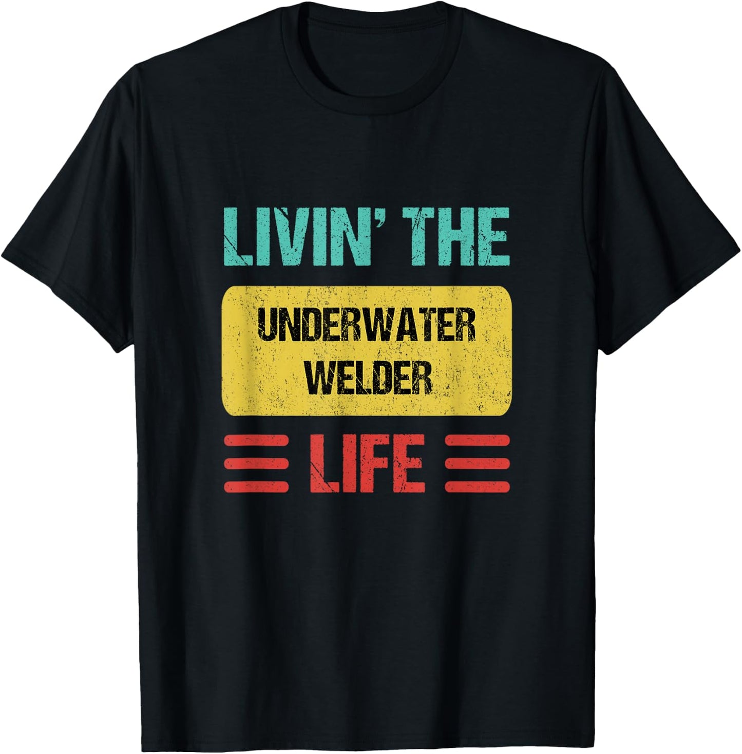 Underwater Welder T-Shirt - T-Shirt | Black