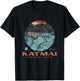Katmai National Park Vintage Bear Fishing Outfit Adventure T-Shirt - T-Shirt | Black