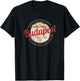 Budapest Design Hungary Vintage Parliament Souvenir T-Shirt - T-Shirt | Black