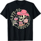 Let's Go Ghouls Skull Skeleton Cowgirl Drinking Halloween T-Shirt - T-Shirt | Black