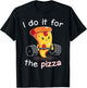 I Do It For The Pizza Weightlifting T-Shirt - T-Shirt | Black