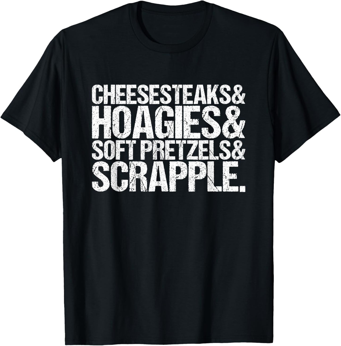 Philly Cheesesteak Philadelphia Souvenir T-Shirt - T-Shirt | Black