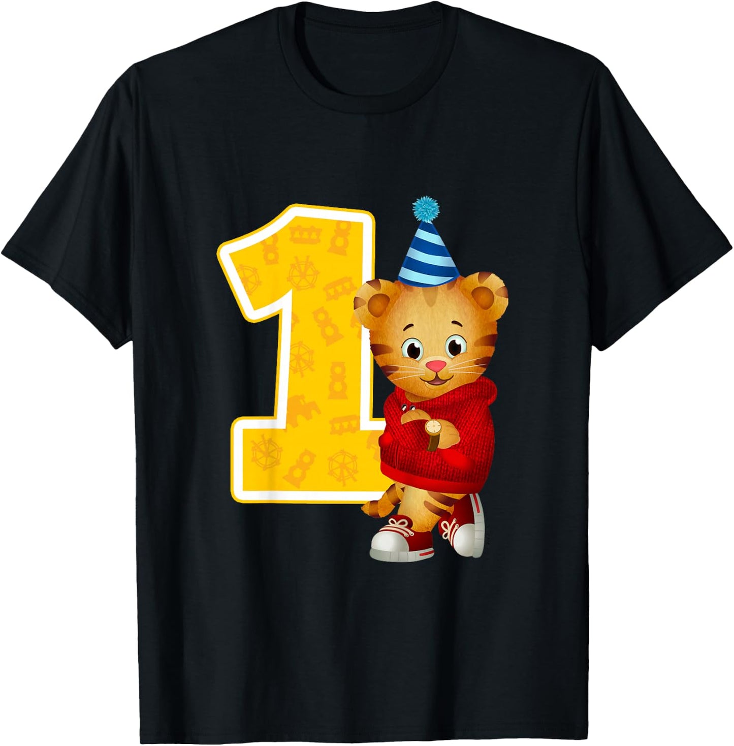 Daniel Tiger's Neighborhood: My 1st Birthday T-Shirt - T-Shirt | Black