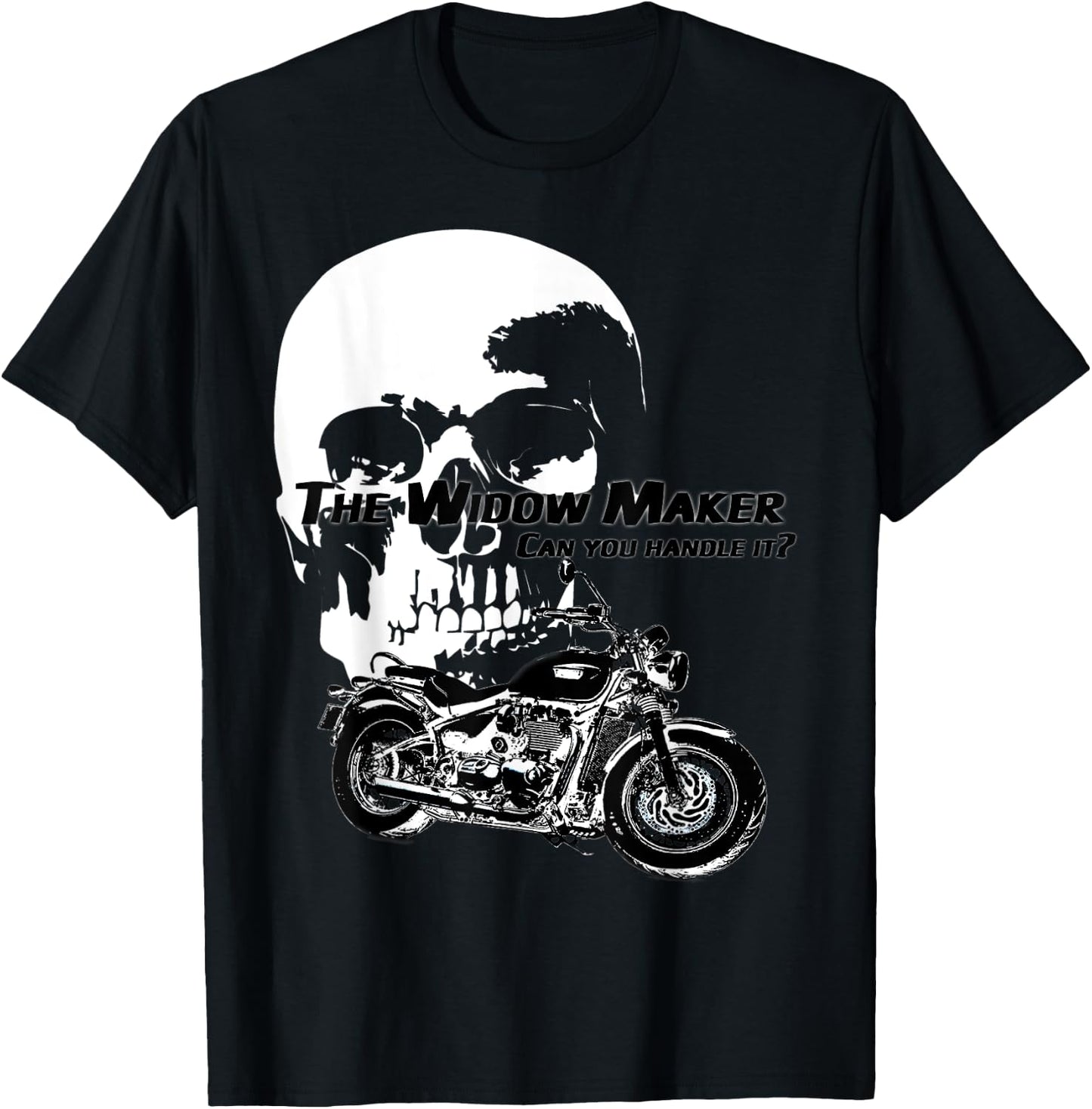Motorcycle Design - The Widow Maker T-Shirt - T-Shirt | Black