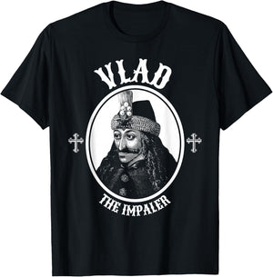 Dracula Vlad The Impaler Undead Goth T-Shirt - T-Shirt | Black
