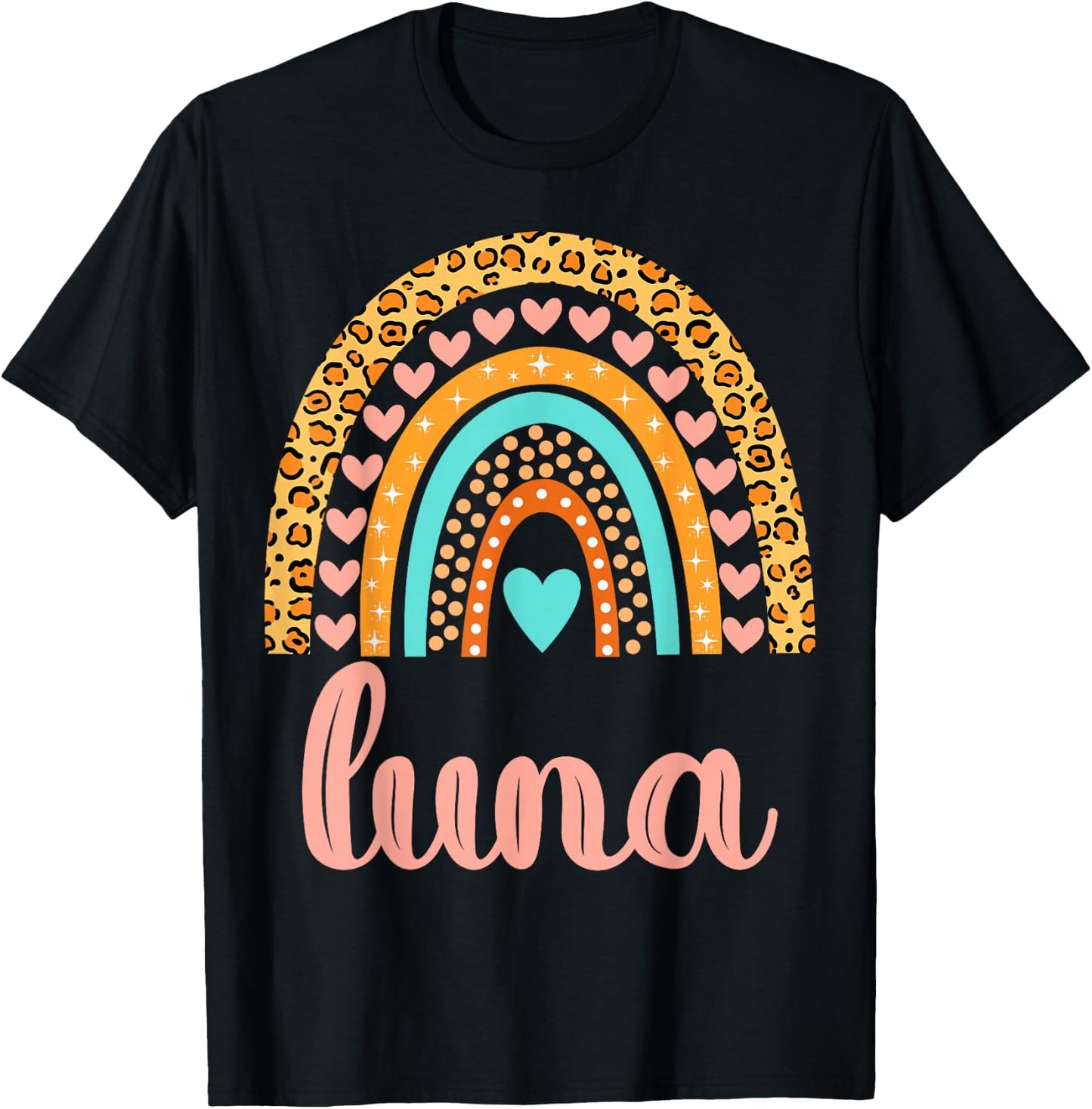 Luna Luna Name Birthday Shirt Gift T-Shirt - T-Shirt | Black