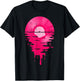 Vinyl Record Music LP Classic 80s Sunset T-Shirt - T-Shirt | Black