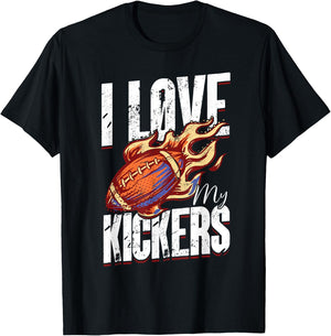I Love My Kickers - Fantasy Football T-Shirt - T-Shirt | Black