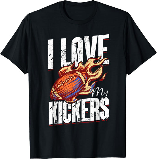 I Love My Kickers - Fantasy Football T-Shirt - T-Shirt | Black
