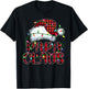 Papa Claus Shirt Christmas Lights Pajama Family Matching T-Shirt - T-Shirt | Black