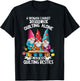 A Woman Cannot Survive On Quilting Alone She Also Need Gnome T-Shirt - T-Shirt | Black