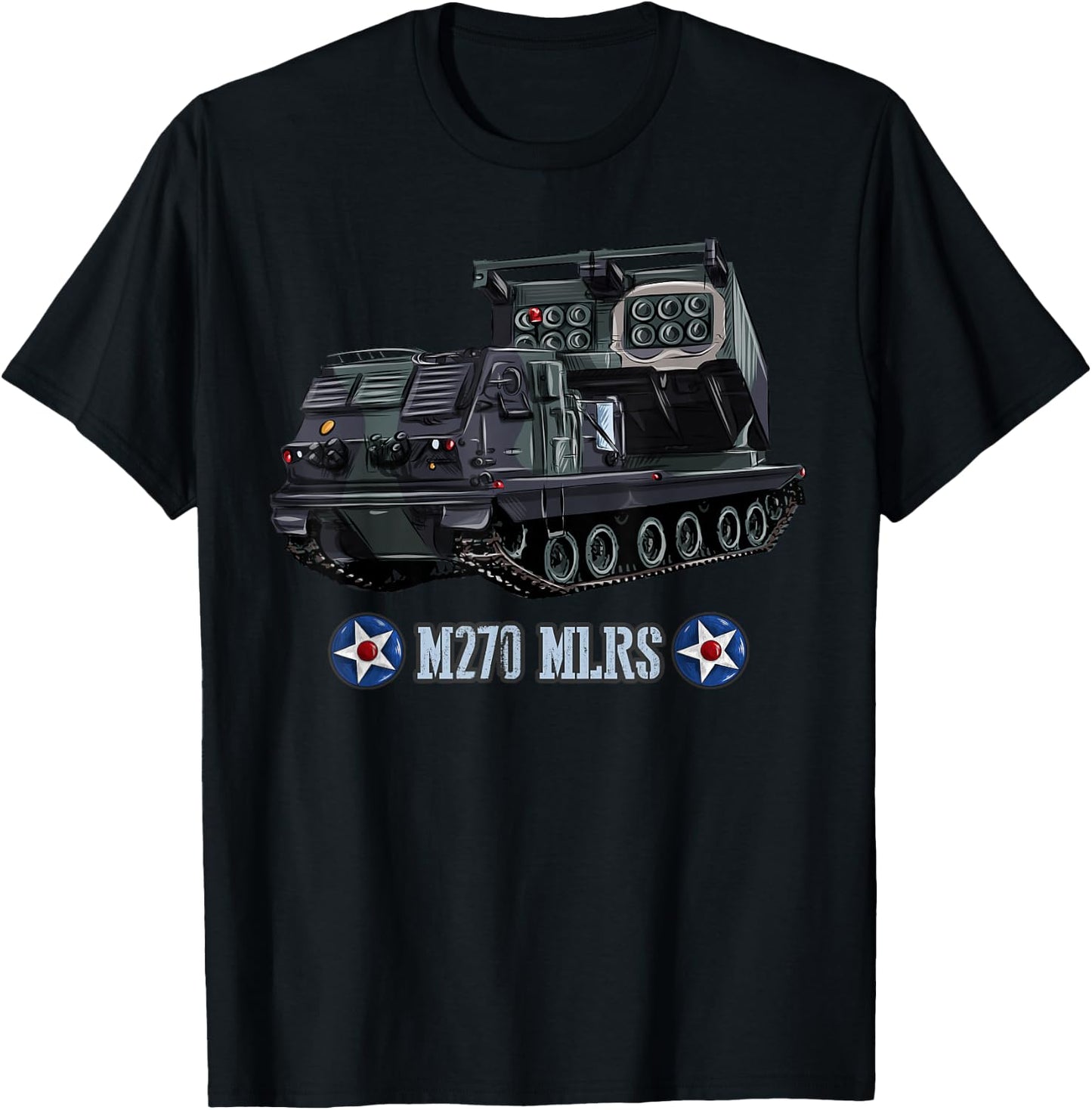 American Multi-Launch Missile System M270 T-Shirt - T-Shirt | Black