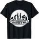 Funny Geek Shirt: Nerd Evolution Computer Laptop Coder T-Shirt - T-Shirt | Black