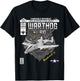A-10 Warthog Close Air Support Aircraft Comic Book Edition T-Shirt - T-Shirt | Black