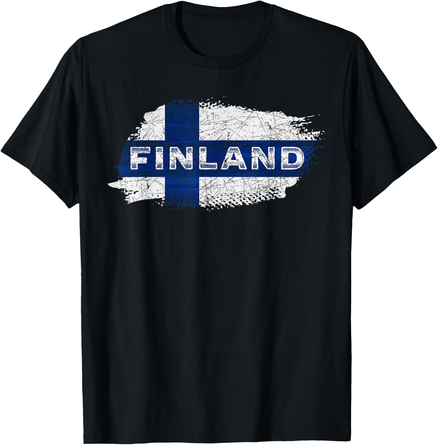 Finnish Flag Sisu Finn Pride Scandinavian Culture Finland T-Shirt - T-Shirt | Black