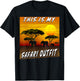 This is my safari outfit Africa sunset animals safari T-Shirt - T-Shirt | Black