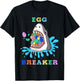 Egg Breaker Shark Easter Funny Boys Girls Kids T-Shirt - T-Shirt | Black