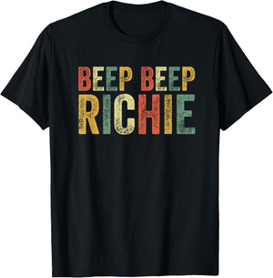 Beep Beep Richie Funny Meme Scary Horror Clown Inside Joke T-Shirt - T-Shirt | Black