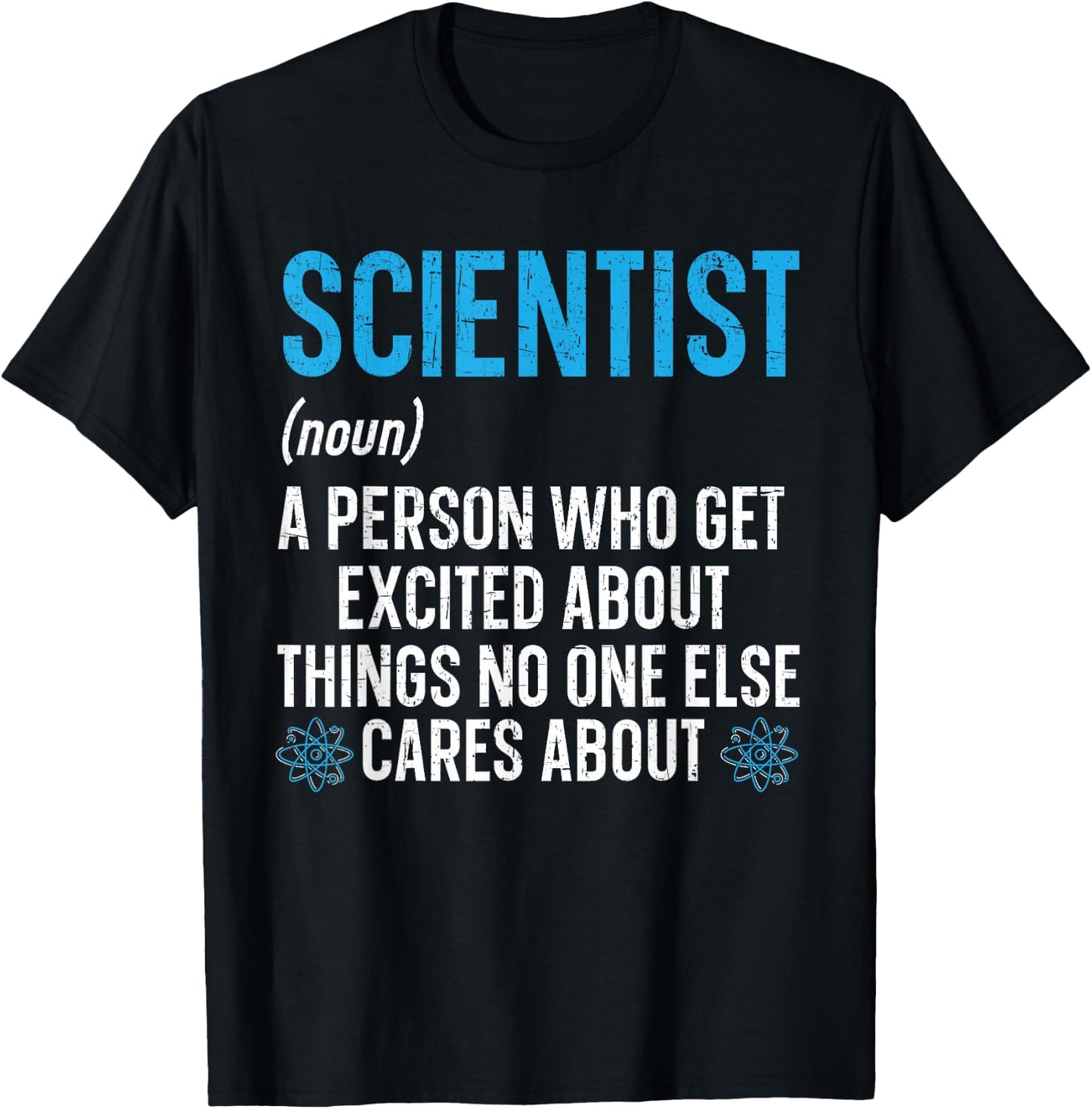 Scientist Definition Biology Teacher Science Chemistry T-Shirt - T-Shirt | Black