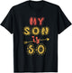 My Son Is 50 Years Old 50th Birthday Idea T-Shirt - T-Shirt | Black