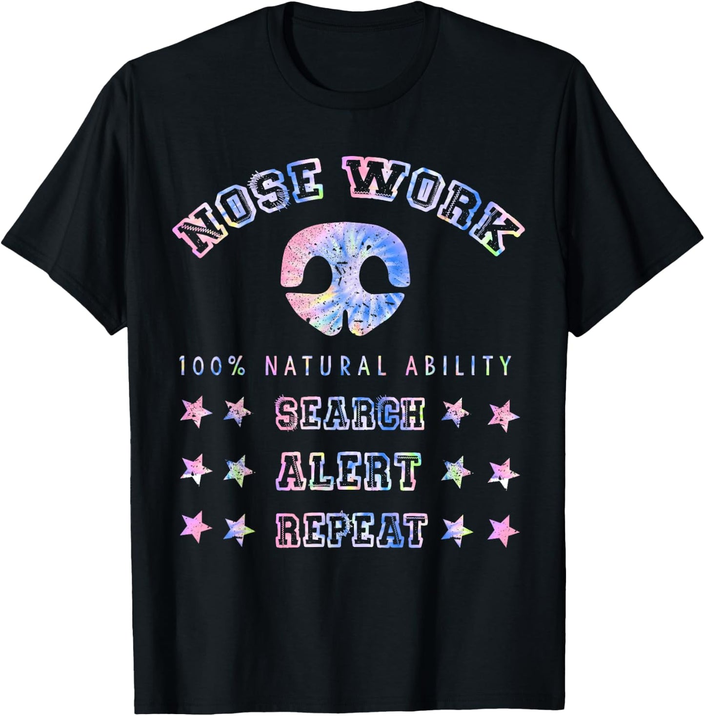 Dog Sport Training Nosework Nose Work Scent Work For Dogs T-Shirt - T-Shirt | Black