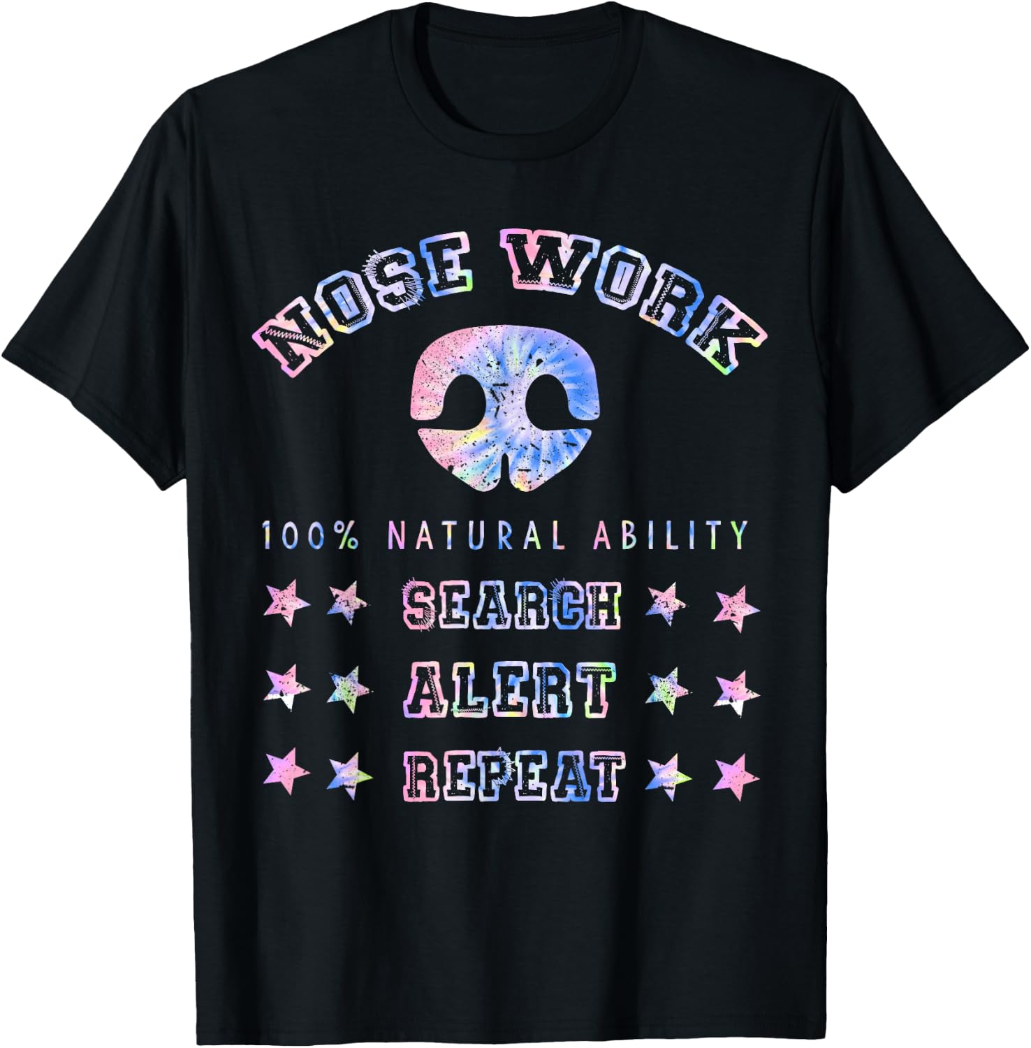 Dog Sport Training Nosework Nose Work Scent Work For Dogs T-Shirt - T-Shirt | Black
