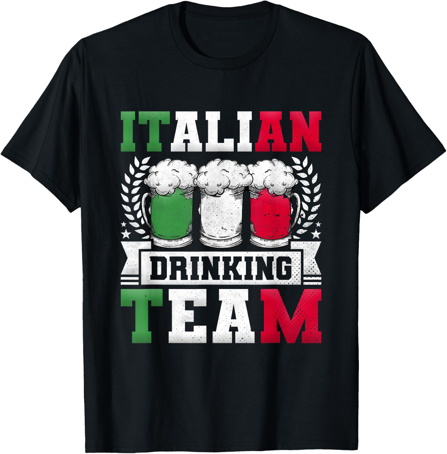 Italian Drinking Team, Beer Day T-Shirt - T-Shirt | Black