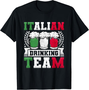 Italian Drinking Team, Beer Day T-Shirt - T-Shirt | Black