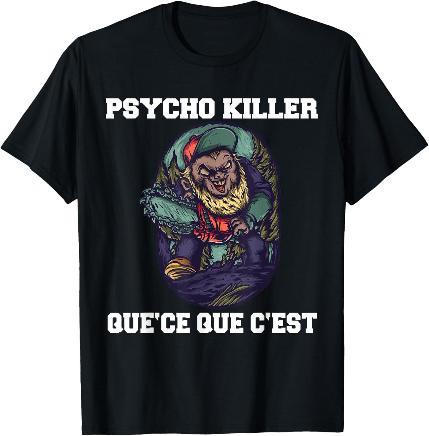 Psycho Killer T-Shirt - T-Shirt | Black