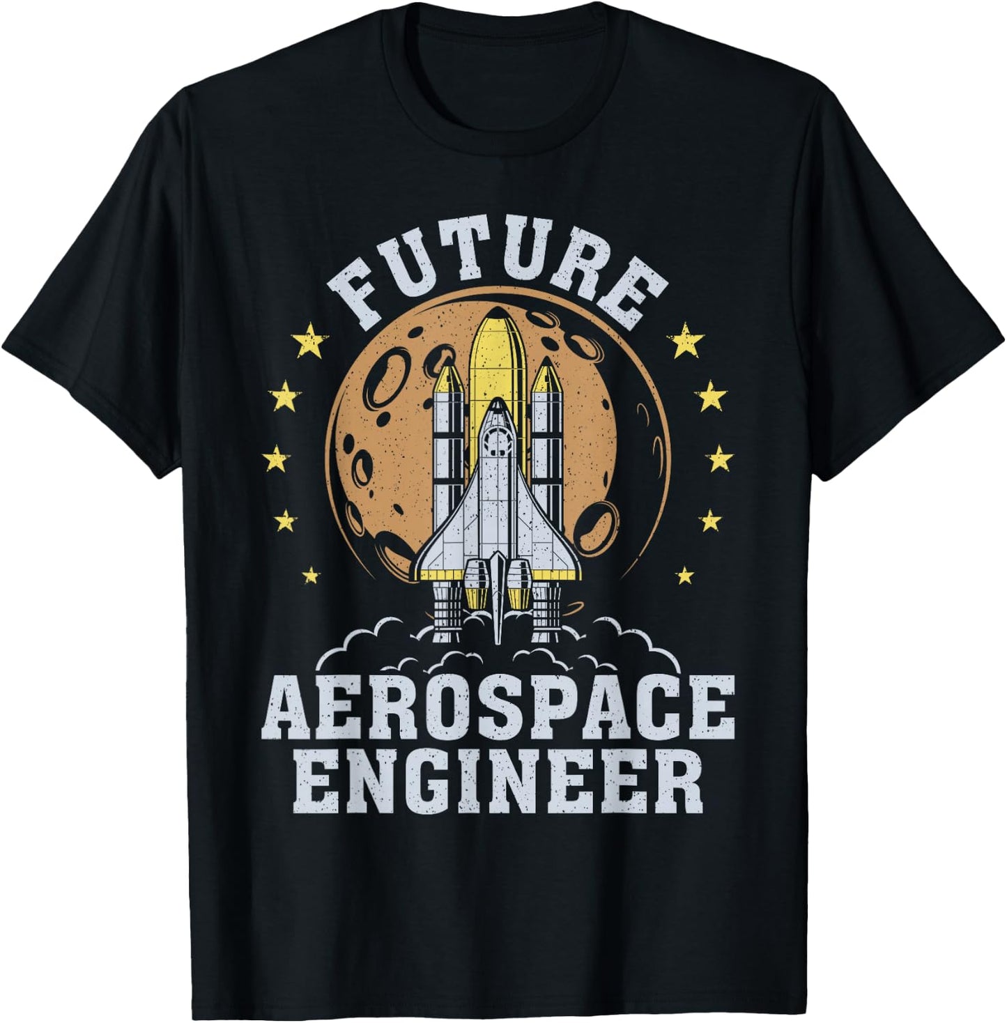 Future Aerospace Engineer Aeronautical Rocket Science Funny T-Shirt - T-Shirt | Black