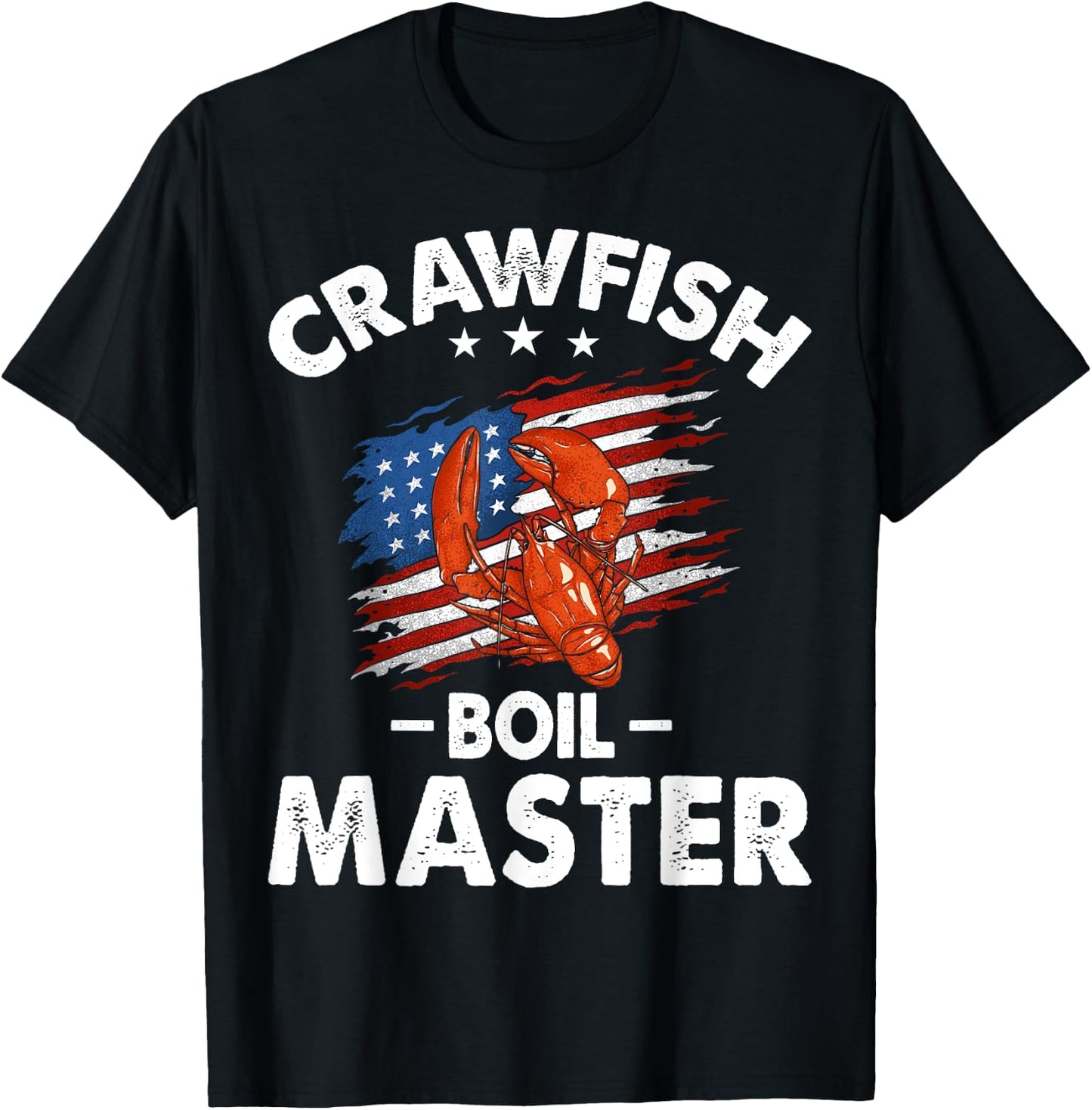 Crawfish Boil Master - Crawfish Boiling Crab Mud Bug T-Shirt - T-Shirt | Black